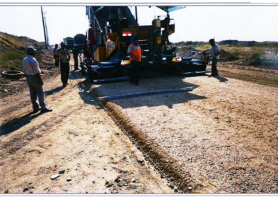 Infrastructure works, kerbs and pavement construction