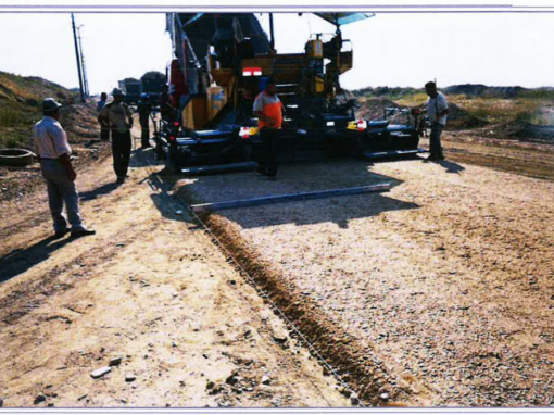 Infrastructure works, kerbs and pavement construction